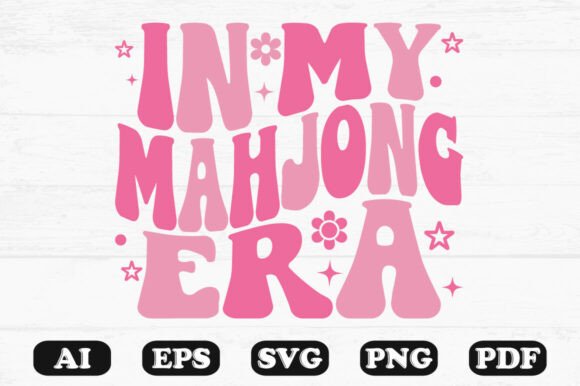 Download In My Mahjong Era Pink Retro Style - Premium Resources