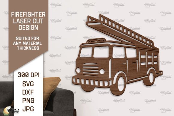 Download Firefighter Wooden Wall Decor Laser Cut - Wooden wall decor Collection